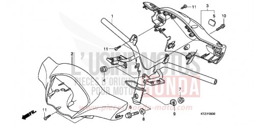 HANDLE PIPE/HANDLE COVER PES125RA de 2010